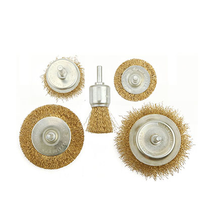 5PCS WIRE BRUSHES SET